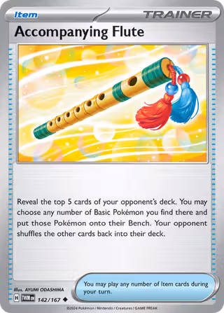 Accompanying Flute 142/167 Pokemon card