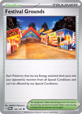 Festival Grounds 149/167 Pokemon card