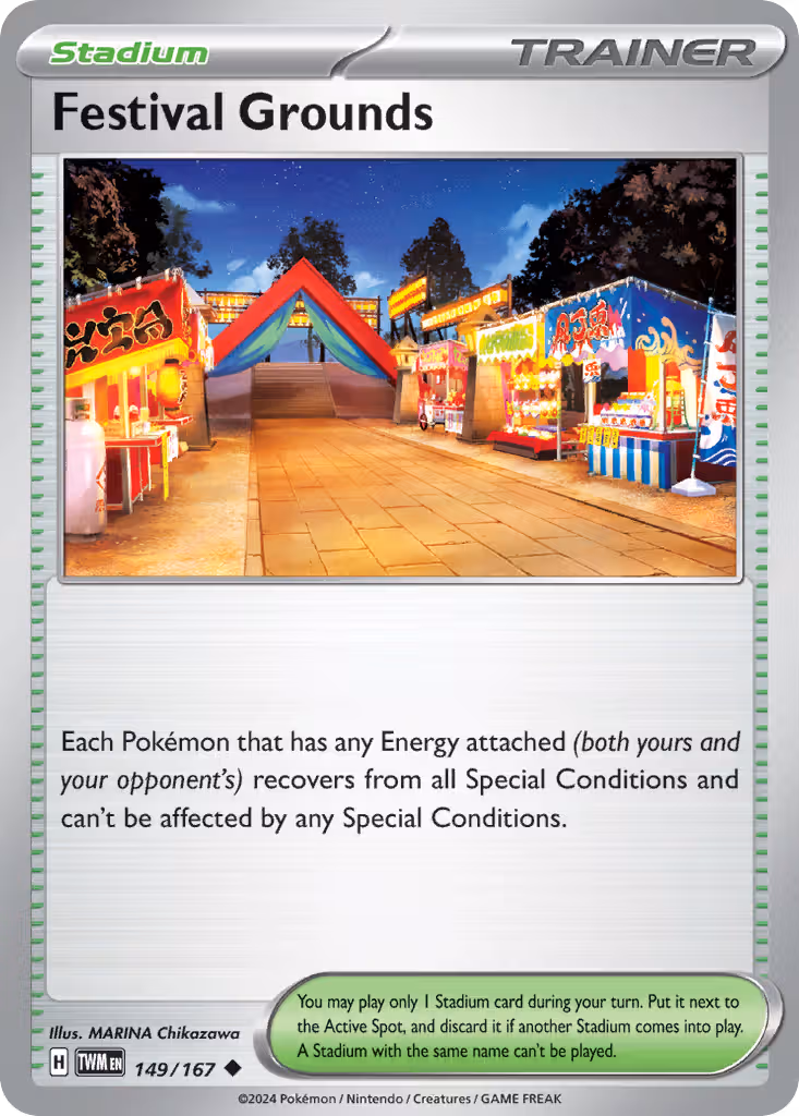 Festival Grounds 149/167 Pokemon card