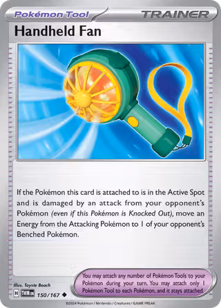 Handheld Fan 150/167 Pokemon card