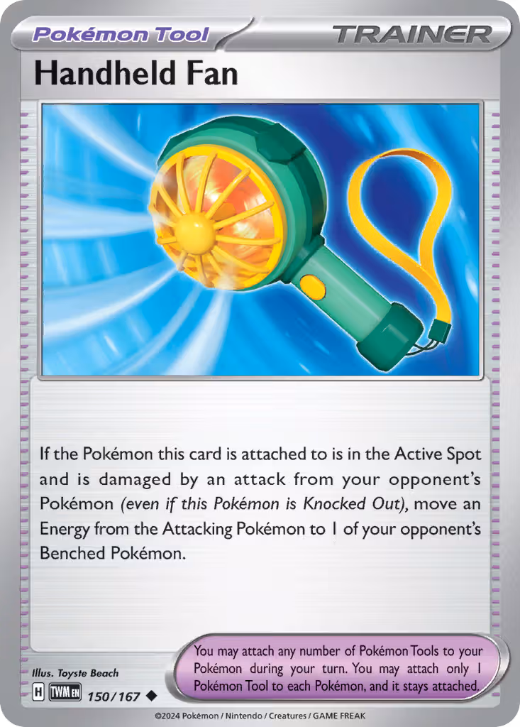 Handheld Fan 150/167 Pokemon card