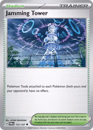 Jamming Tower 153/167 Pokemon card