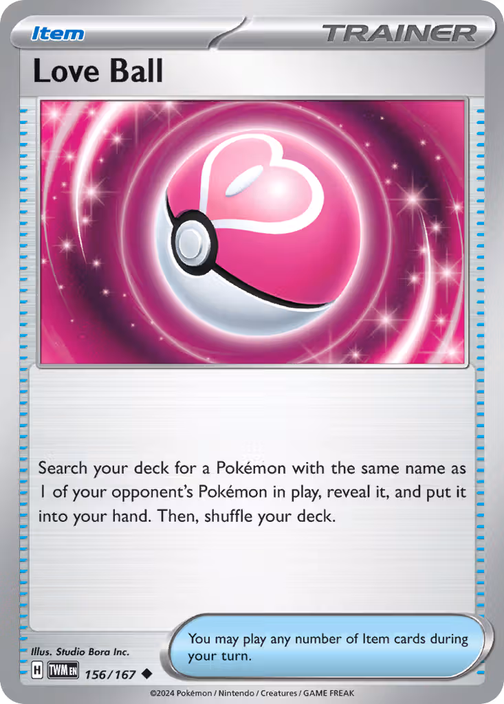 Love Ball 156/167 Pokemon card