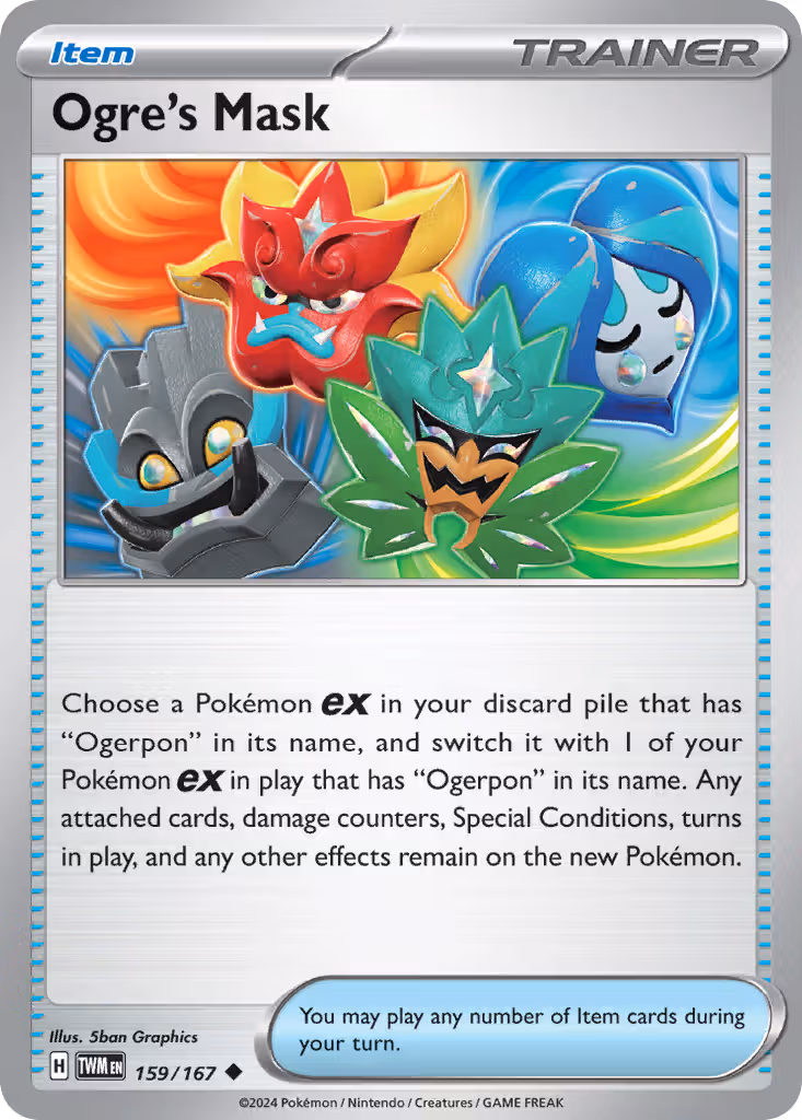 Ogre's Mask 159/167 Pokemon card