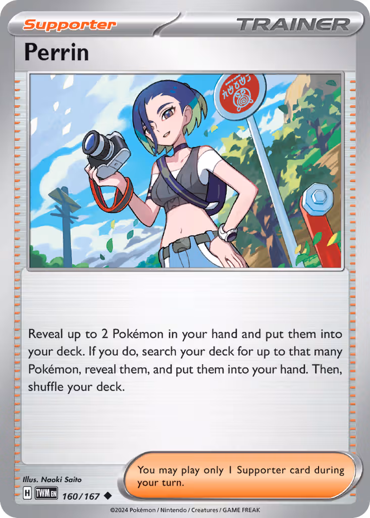 Perrin 160/167 Pokemon card
