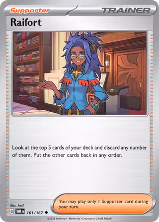 Raifort 161/167 Pokemon card
