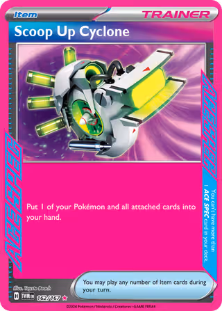 Scoop Up Cyclone 162/167 Pokemon card