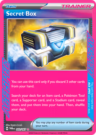Secret Box 163/167 Pokemon card