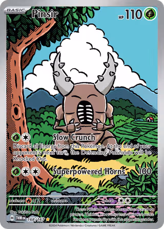 Pinsir 168/167 Pokemon card