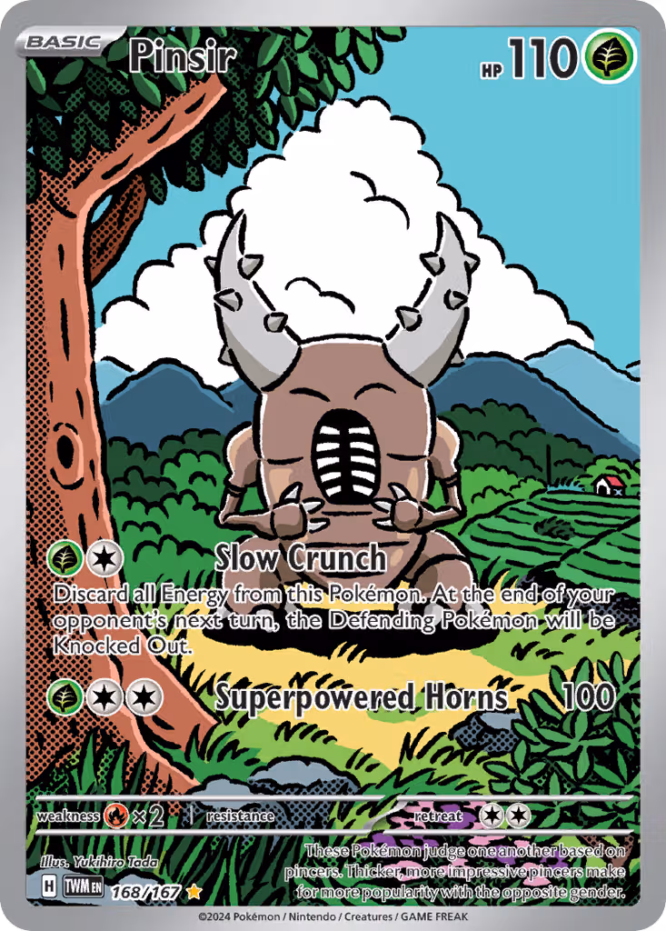 Pinsir 168/167 Pokemon card