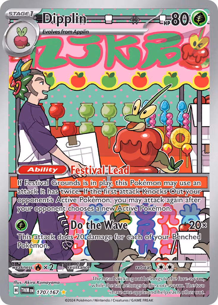 Dipplin 170/167 Pokemon card