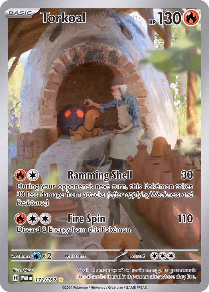 Torkoal 172/167 Pokemon card