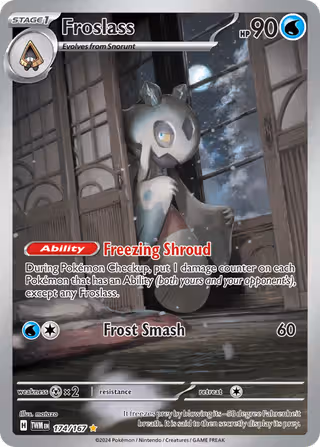 Froslass 174/167 Pokemon card