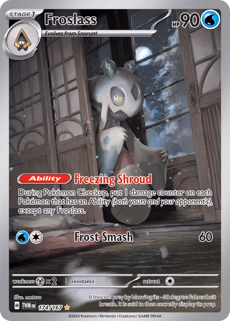 Froslass 174/167 Pokemon card