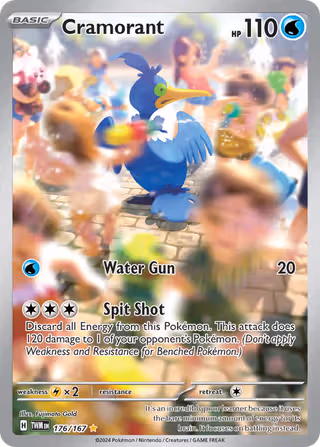 Cramorant 176/167 Pokemon card
