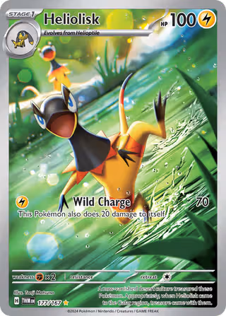 Heliolisk 177/167 Pokemon card