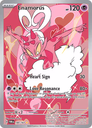 Enamorus 180/167 Pokemon card