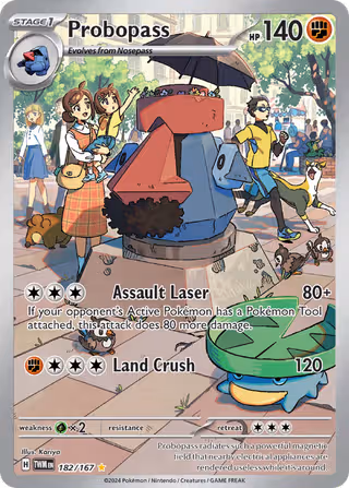 Probopass 182/167 Pokemon card