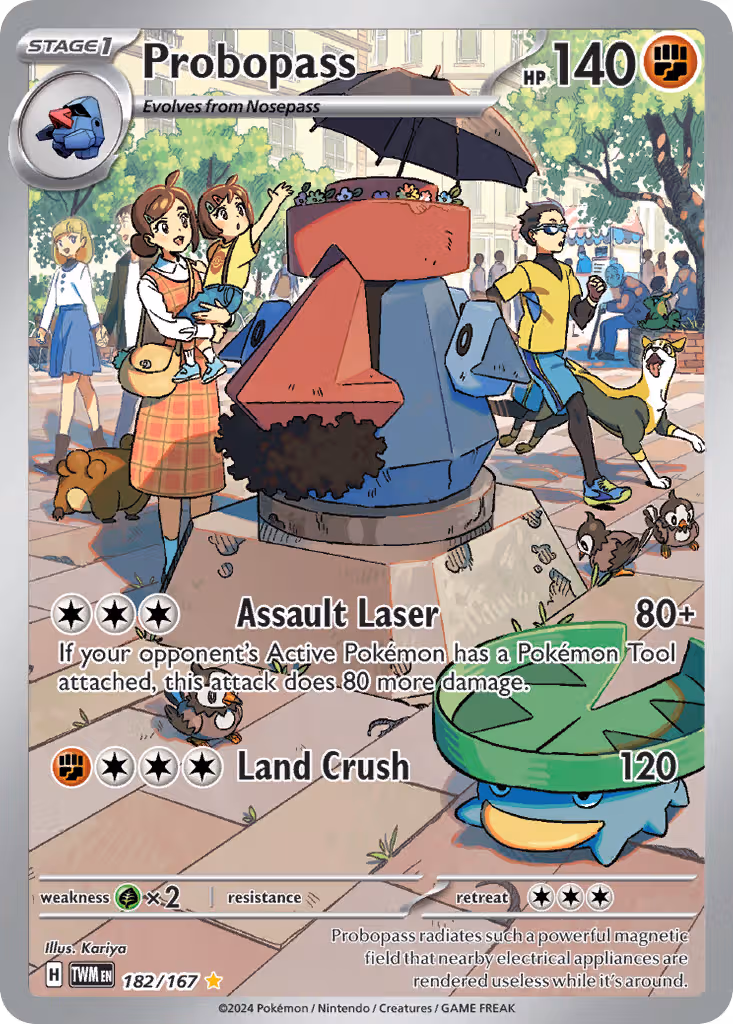 Probopass 182/167 Pokemon card