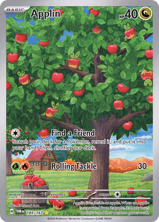 Applin 185/167 Pokemon card