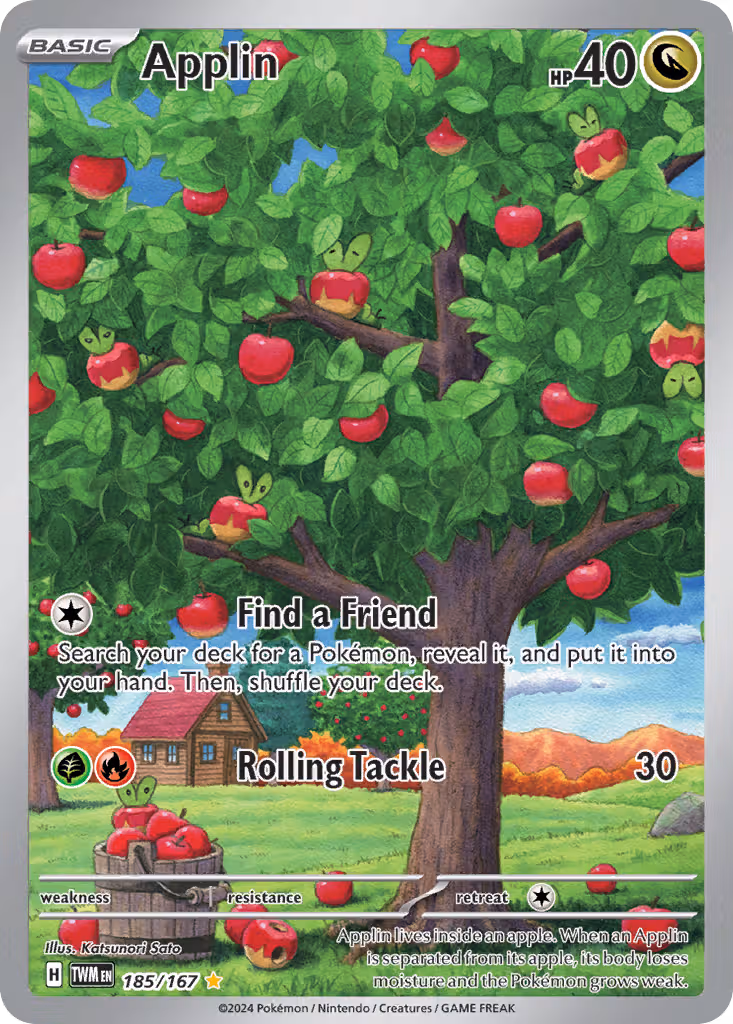 Applin 185/167 Pokemon card