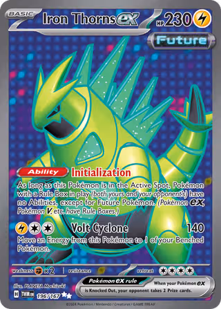 Iron Thorns ex 196/167 Pokemon card