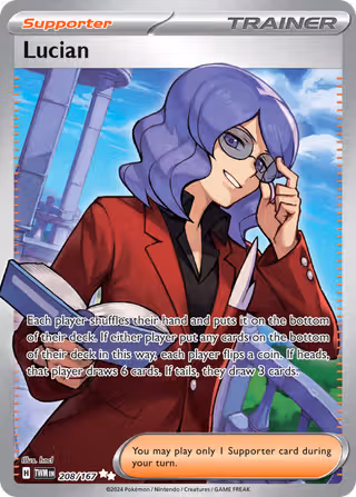 Lucian 208/167 Pokemon card