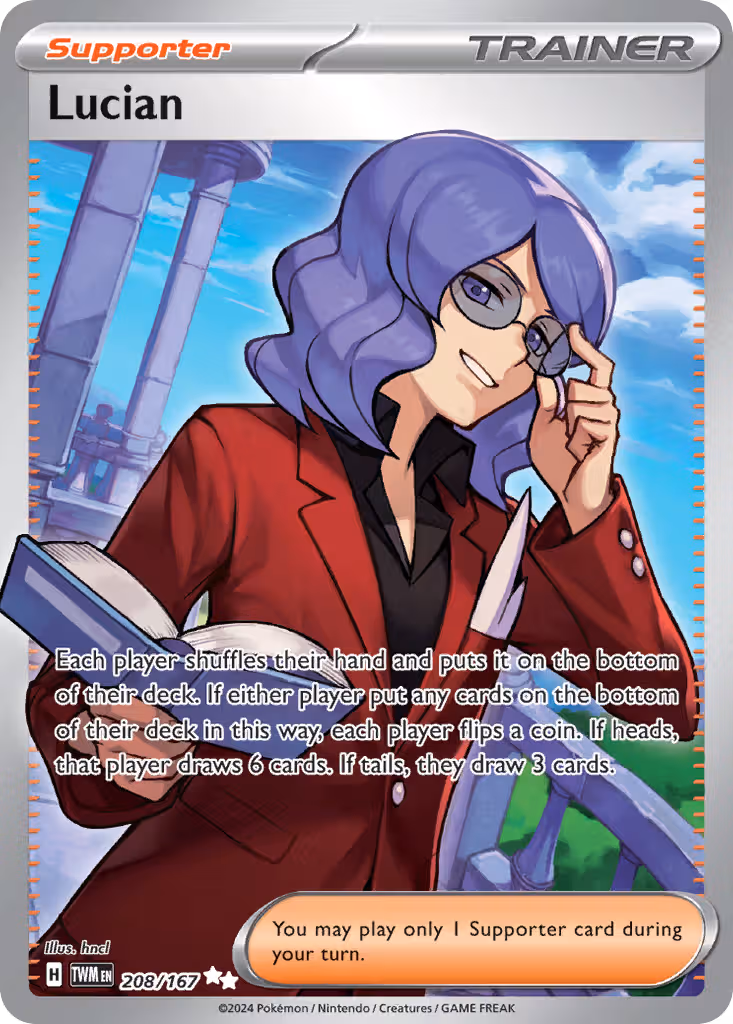 Lucian 208/167 Pokemon card