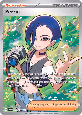 Perrin 209/167 Pokemon card