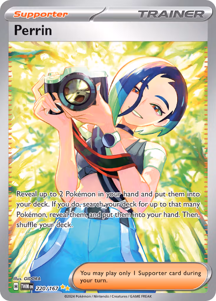 Perrin 220/167 Pokemon card