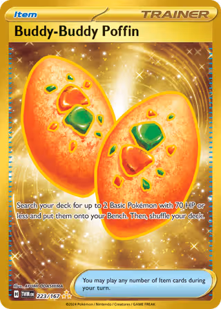 Buddy-Buddy Poffin 223/167 Pokemon card