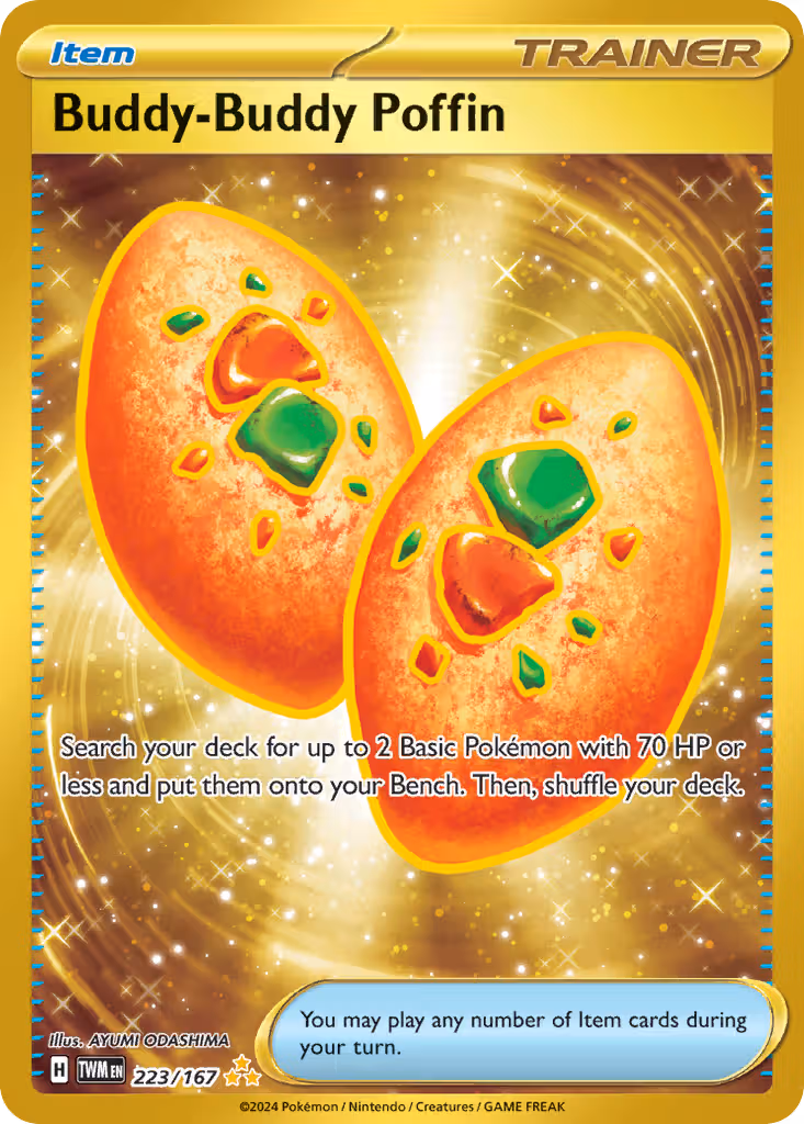 Buddy-Buddy Poffin 223/167 Pokemon card