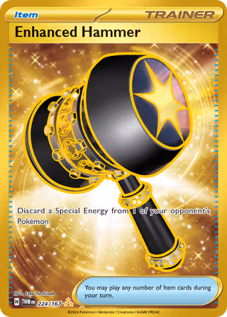 Enhanced Hammer 224/167 Pokemon card
