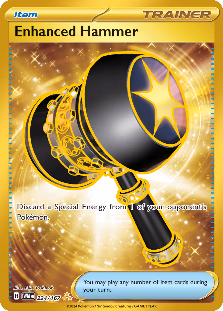 Enhanced Hammer 224/167 Pokemon card