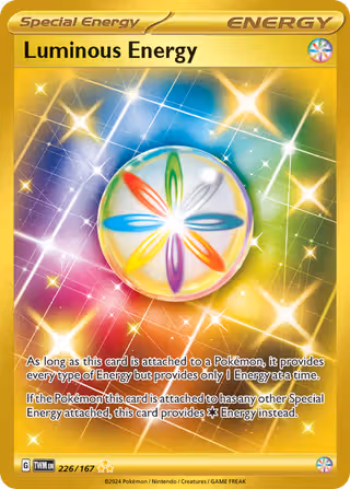 Luminous Energy 226/167 Pokemon card