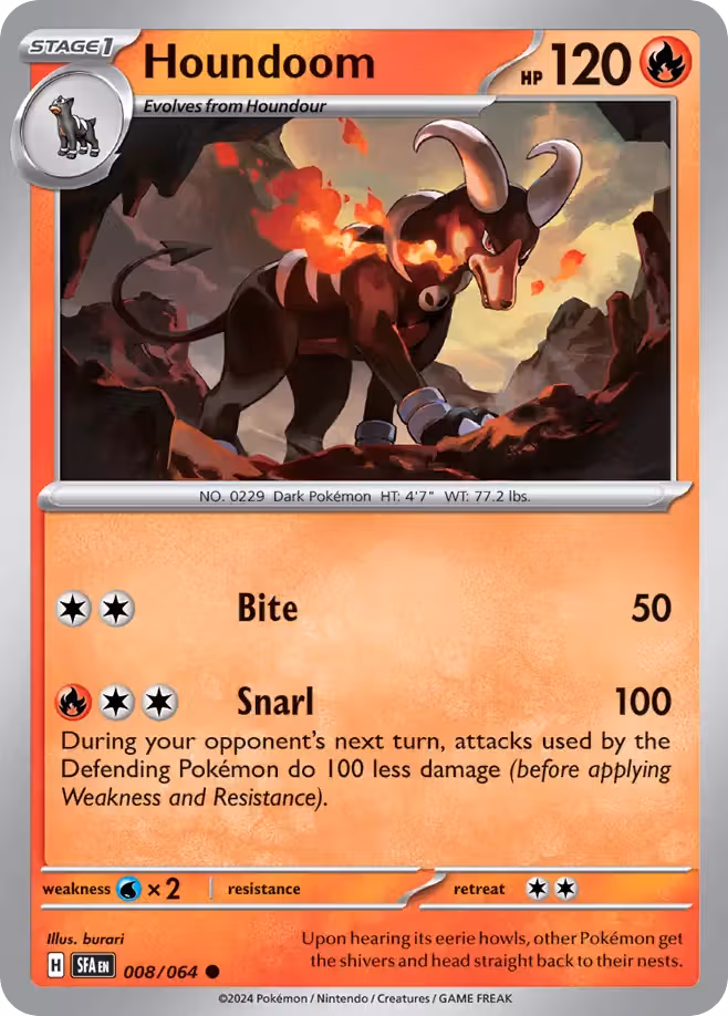 Houndoom 8/64 Pokemon card