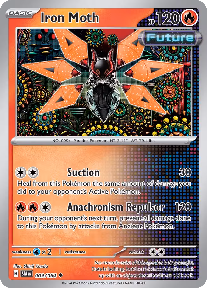 Iron Moth 9/64 Pokemon card