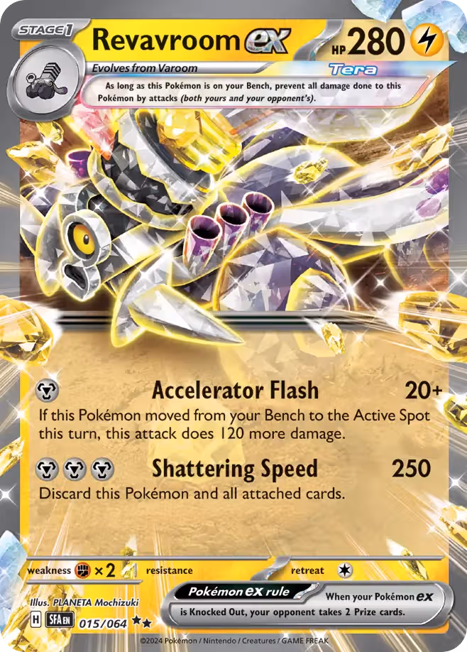 Revavroom ex 15/64 Pokemon card