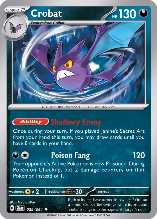 Crobat 29/64 Pokemon card