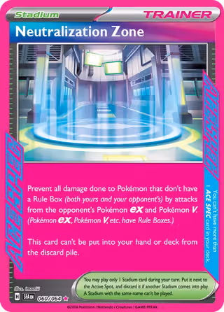 Neutralization Zone 60/64 Pokemon card