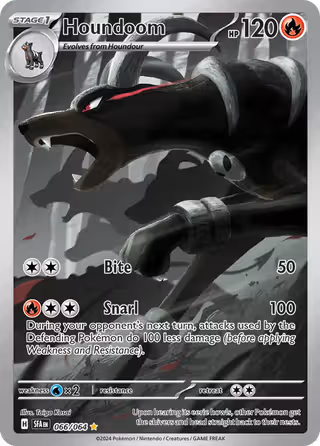 Houndoom 66/64 Pokemon card