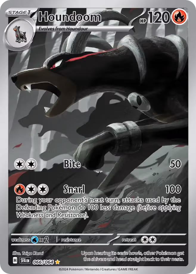 Houndoom 66/64 Pokemon card