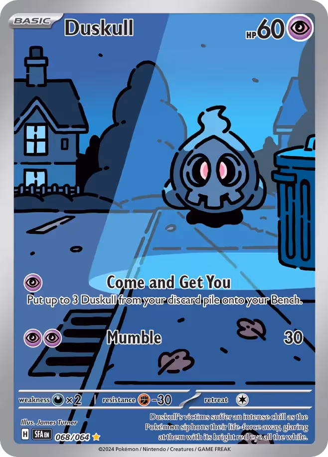Duskull 68/64 Pokemon card