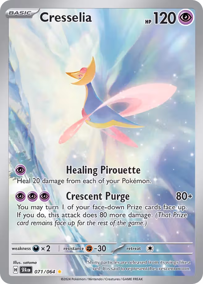 Cresselia 71/64 Pokemon card