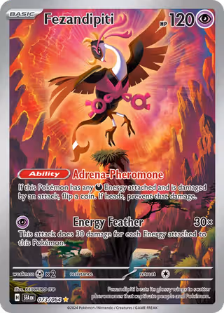 Fezandipiti 73/64 Pokemon card