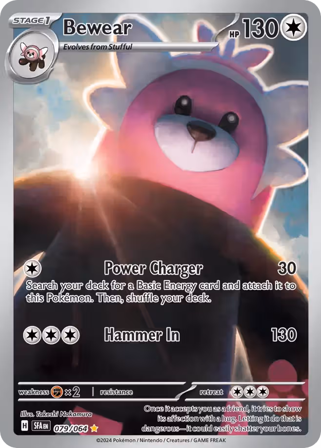 Bewear 79/64 Pokemon card
