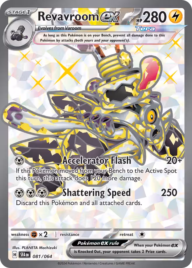 Revavroom ex 81/64 Pokemon card
