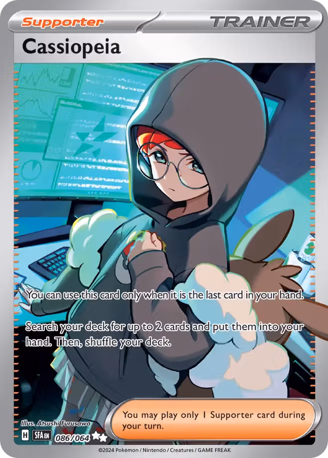 Cassiopeia 86/64 Pokemon card
