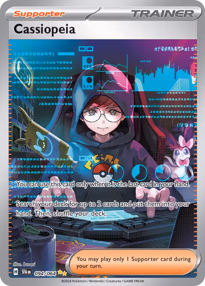 Cassiopeia 94/64 Pokemon card