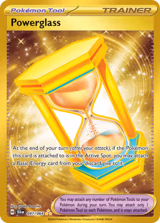 Powerglass 97/64 Pokemon card